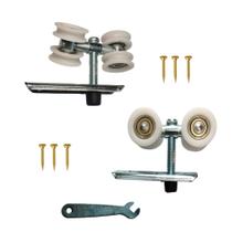 Par de Roldanas Para Porta/janela de correr, 4 rodas de 28mm - RDX4 - Freios são presente Par de Roldanas Para Porta/janela de correr, 4 rodas de 28mm - RDX4 - Freios são presente