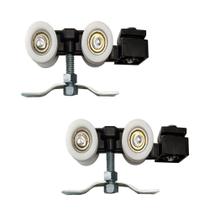 Par de roldanas quatro rodas 25MM rolamentadas RDA-24 - Al-fer