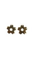 Par de Rosetas Solid Brass Rowels - Partrade