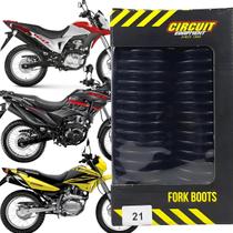 PAR DE Sanfona De Bengala 21 Dentes Preta Xre 190 2016 2017 2018 2019 2020 2021 2022 2023 2024 2025 NXR Bros 125 150 160 TODOS ANOS VE MODELOS