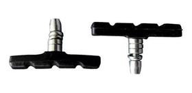 Par de sapata orbital freio v-brake allen 70mm preto Par de sapata orbital freio v-brake allen 70mm preto