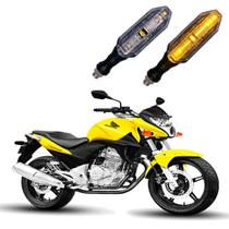 Par de Setas Esportivas P26 para Moto Honda CB 300R 2004 2005 2006 2007 2008 2009 2010 2011 2012 2013 2014 - 2020 Par de Setas Esportivas P26 para Moto Honda CB 300R 2004 2005 2006 2007 2008 2009 2010 2011 2012 2013 2014 - 2020
