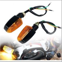 Par de Setas Pisca Universal Para Motos Motocicletas Esportiva Alerta Par de Setas Pisca Universal Para Motos Motocicletas Esportiva Alerta