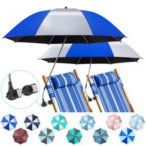 Par de sombrillas para silla de playa NBtoUS con protección solar UPF50+