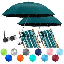 Par de Sombrillas para Silla NBtoUS con Abrazadera UPF50+ Negra