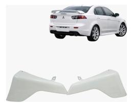 Par De Spoiler Do Para-choque Traseiro Lancer Mz380512ex Branco Par De Spoiler Do Para-choque Traseiro Lancer Mz380512ex Branco
