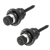 PAR de Straplock GOTOH roldana correia trava SLR PRETA BK