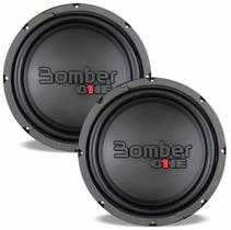 Par de Subwoofer Alto Falantes 8 pol Bomber One 200 Watts RMS 4 Ohms