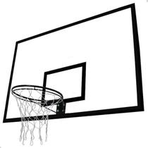 Par de Tabela Basquete Laminada Naval Basketball 1,80x1,20m Com Aro Par de Tabela Basquete Laminada Naval Basketball 1,80x1,20m Com Aro
