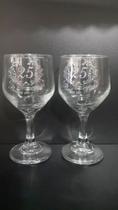 Par De Taças Vinho Bodas De Prata 2 Peças