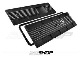 Par De Tampa Lateral Em Alumínio Para Chevrolet Opala 6cc Collino