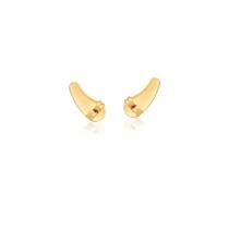 Par de Tarraxa ear cuff banhada em ouro 18k