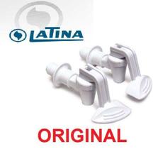 Par de Torneiras Brancas para Purificadores Latina - Zufer