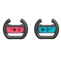 Par De Volante Compatível Nintendo Switch Joy-Con Grip Preto