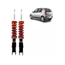 Par Dianteiro Suspensão Rosca Slim Renault Sandero Até 2014