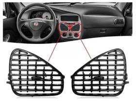 Par Difusor Ar Painel Central Palio Fire 2002 A 2013 Preto Par Difusor Ar Painel Central Palio Fire 2002 A 2013 Preto