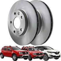 Par Disco de Freio Dianteira TRW para Captur Duster Duster Oroch 1.6 2.0 16V RCDI09320
