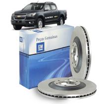 Par Disco De Freio Dianteiro 2.4 2.5 2.8 Pecas Genuinas Gm Chevrolet S10 2012 A 2016 Par1516
