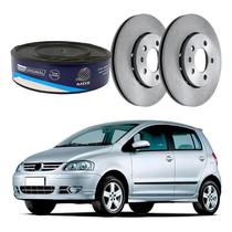 Par Disco De Freio Dianteiro Fox 1.0 1.6 Aro 15 2006 A 2010