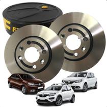 Par Disco De Freio Dianteiro Original Stepway Logan Sandero