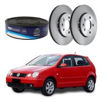 Par Disco De Freio Dianteiro Polo 1.0 2002 A 2003