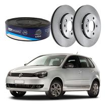 Par Disco De Freio Dianteiro Polo 1.6 2012 A 2015