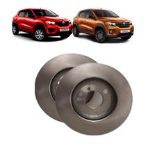 Par Disco De Freio Dianteiro Renault Kwid 1.0 2019 Em Diante