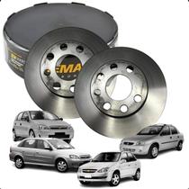 Par Disco De Freio Dianteiro Sólido Chevrolet Corsa Classic Celta Prisma 1.0 Par Disco De Freio Dianteiro Sólido Chevrolet Corsa Classic Celta Prisma 1.0