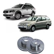 Par Disco De Freio Dianteiro Ventilado Fiat Palio Siena Uno