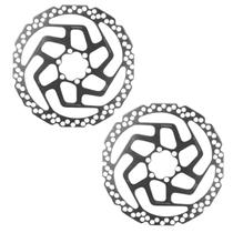 Par Disco De Freio Rotor Shimano Sm-rt26 160mm 6 Parafusos