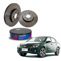 Par Disco De Freio Ventilado Acdelco Vectra 1996 A 2010 Kit2363