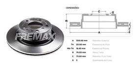 Par disco freio bmw 120/125 2.0 2013/2016 tras ventil
