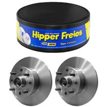 Par Disco Freio Chevette 80 A 93 Dianteiro Sólido Com Cubo