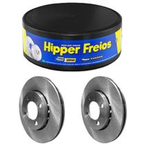 Par Disco Freio Corsa 98 a 2002 Dianteiro Ventilado Hipper Freios