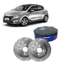 Par Disco Freio Dianteiro Acdelco Peugeot 208 2016 A 2018 Kit2586