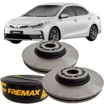 Par Disco Freio Dianteiro Corolla 1.8 2.0 2015 a 2019 Fremax