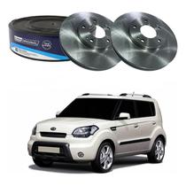 Par Disco Freio Dianteiro Mds Soul 1.6 2009 A 2011