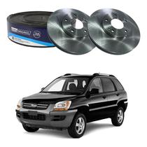Par Disco Freio Dianteiro Mds Sportage 2.0 2.7 2005 A 2010