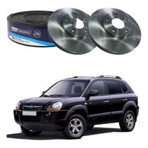 Par Disco Freio Dianteiro Mds Tucson 2.0 2005 A 2012