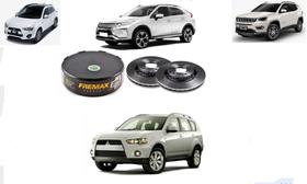 Par Disco Freio Dianteiro Outlander 3.0 Asx Compass 2.0 Eclipse Cross BD4644 80513