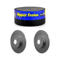 Par Disco Freio Dianteiro Peugeot 206 C3 1.4 02 Sólido