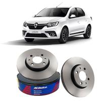 Par Disco Freio Dianteiro Renaut Acdelco Logan 2007 A 2015 Kit2569 Par Disco Freio Dianteiro Renaut Acdelco Logan 2007 A 2015 Kit2569