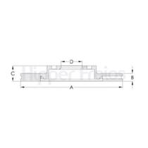 Par Disco Freio Dianteiro S3 2014 a 2016 HF 88H