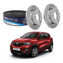 Par Disco Freio Dianteiro Solido Mds Kwid 1.0 2017 A 2019