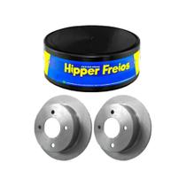 Par Disco Freio Dianteiro Sólido Tipo Marea Tempra Fiat 500