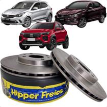 Par Disco Freio Dianteiro Ventilado Argo Cronos Pulse 1.3 8v Firefly Fremax