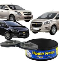 Par Disco Freio Dianteiro Ventilado Gm Cobalt Sonic Spin