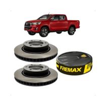 Par Disco Freio Dianteiro Ventilado Hilux 2000 319mm