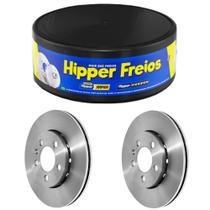 Par Disco Freio Fiat Brava 1.6 1.8 16V 2000 a 2003 Dianteiro Ventilado Hipper Freios Par Disco Freio Fiat Brava 1.6 1.8 16V 2000 a 2003 Dianteiro Ventilado Hipper Freios