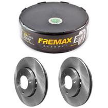 Par Disco Freio Fiesta Sedan 1.0 1.6 2005 a 2016 Dianteiro Ventilado Fremax